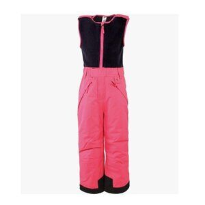 Hudson unisex Snow Bib Overalls, Large
